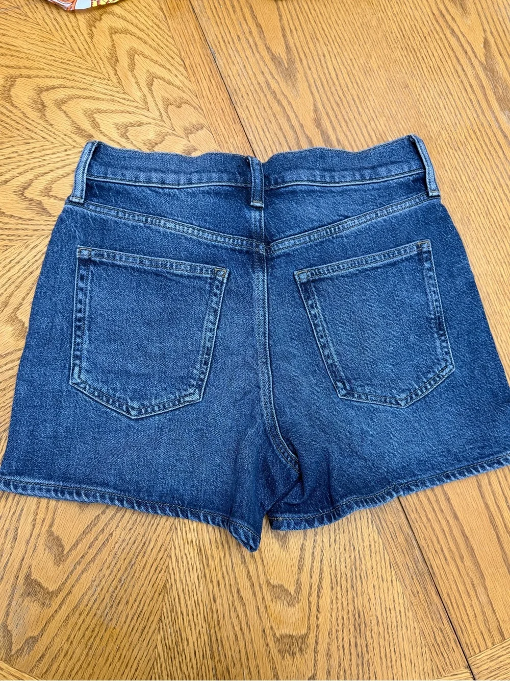 NWT J. Crew High-Rise Denim Shorts in Dark Blue Wash